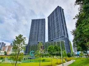 Aera Residence 7 min to Sunway Pyramid Mall and Sunway Lagoon Theme Park by Cloud Host